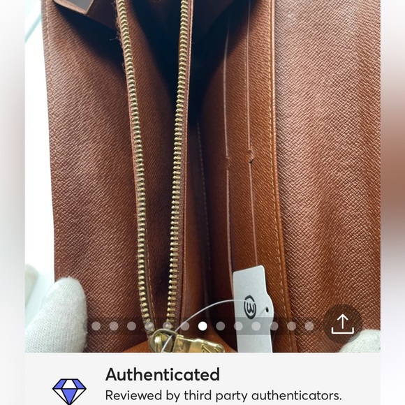 Louis Vuitton monogram Sarah Wallet - Picture 5 of 11